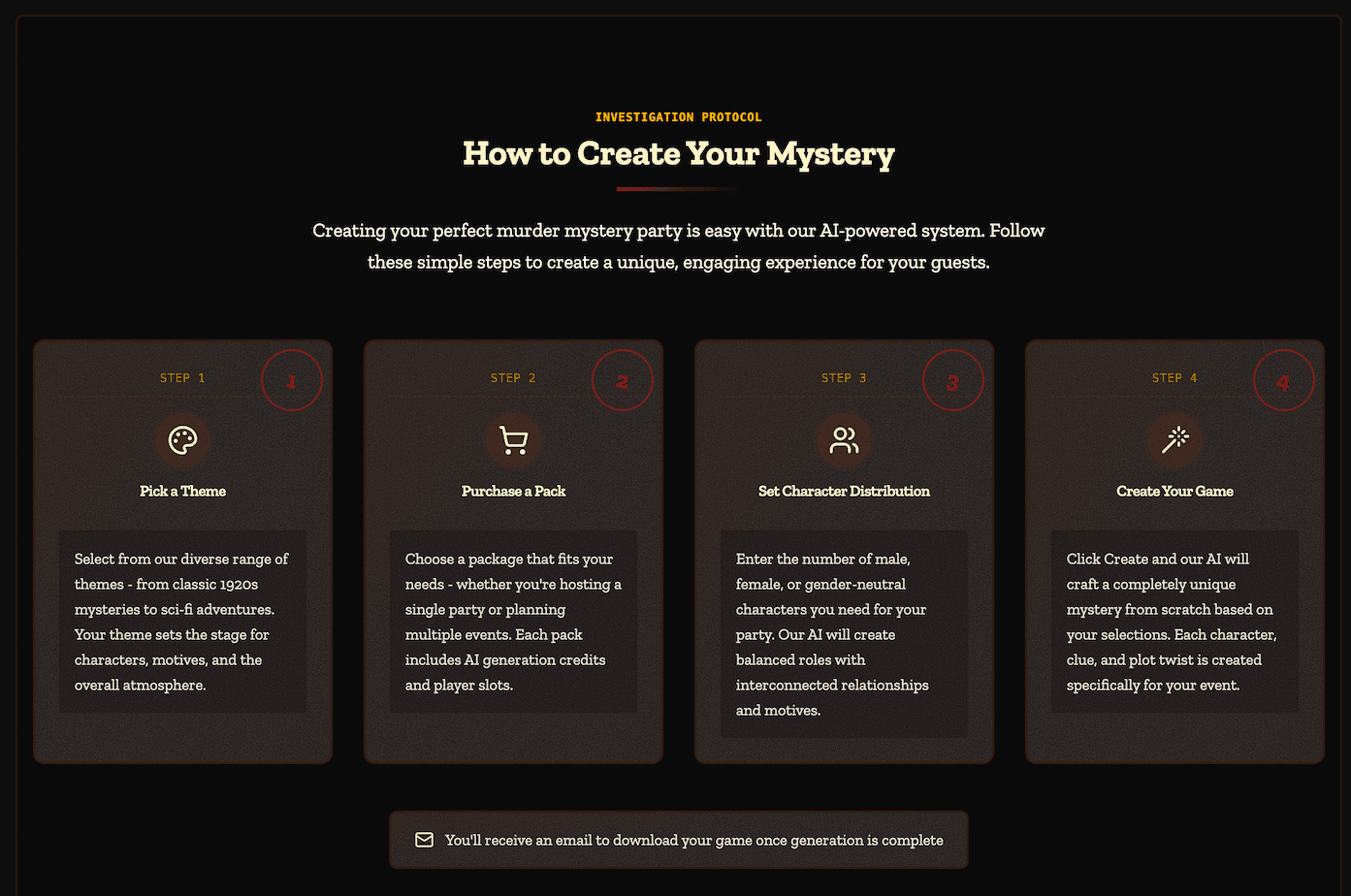 Murder Mystery Game AI screenshot 2