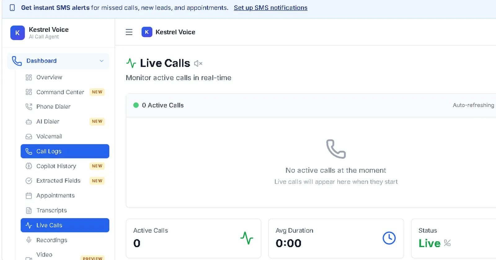 kestrel voice screenshot 3