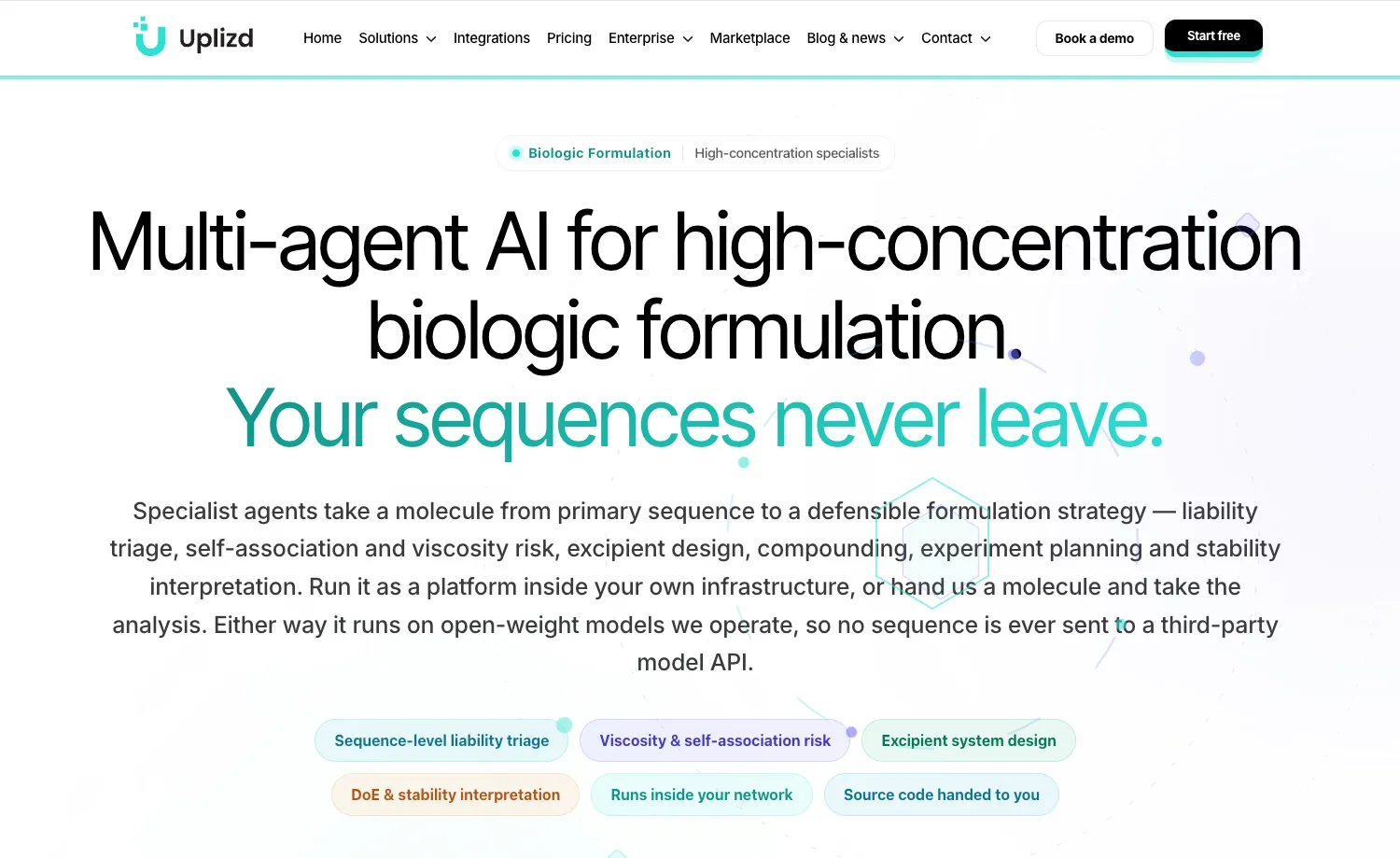 Biologic Formulation (Uplizd) screenshot 1